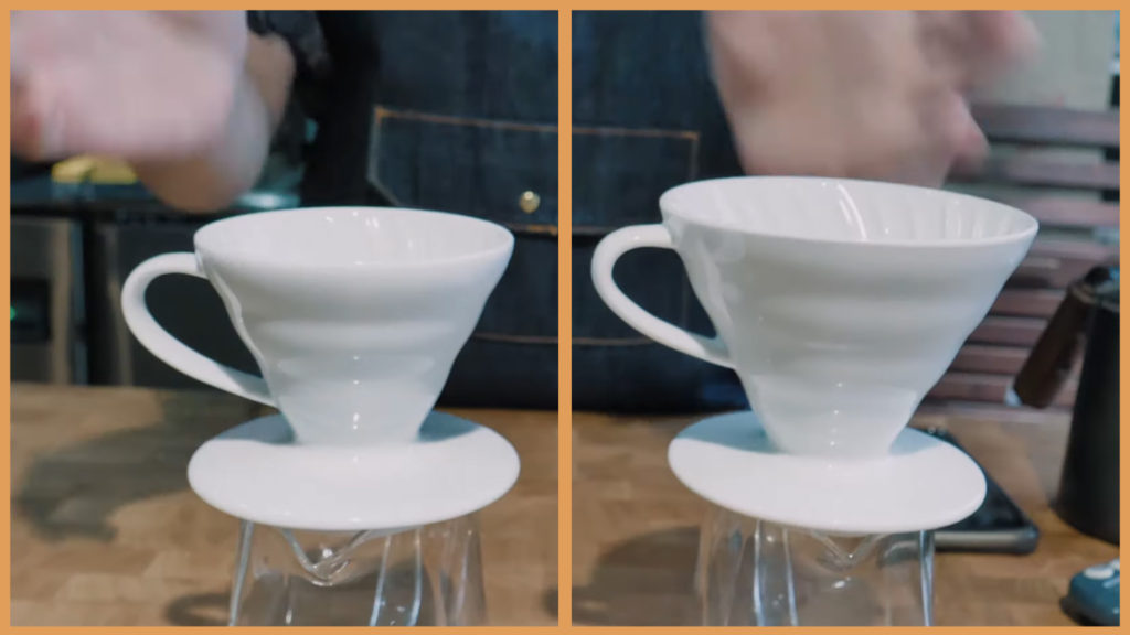  Hario V60 不同的濾杯大小（01 vs 02）