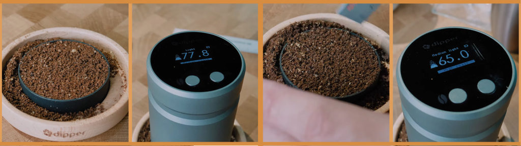 烘焙度與艾格狀關係圖