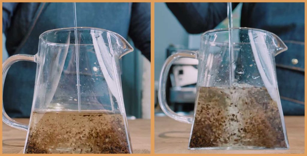 水柱大小與萃取關係示意圖